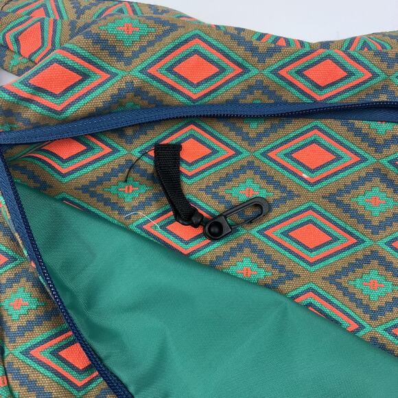 KAVU Side Saddle Crossbody Shoulder Bag Limited Edition Aztec Geometric Print - Picture 4 of 10